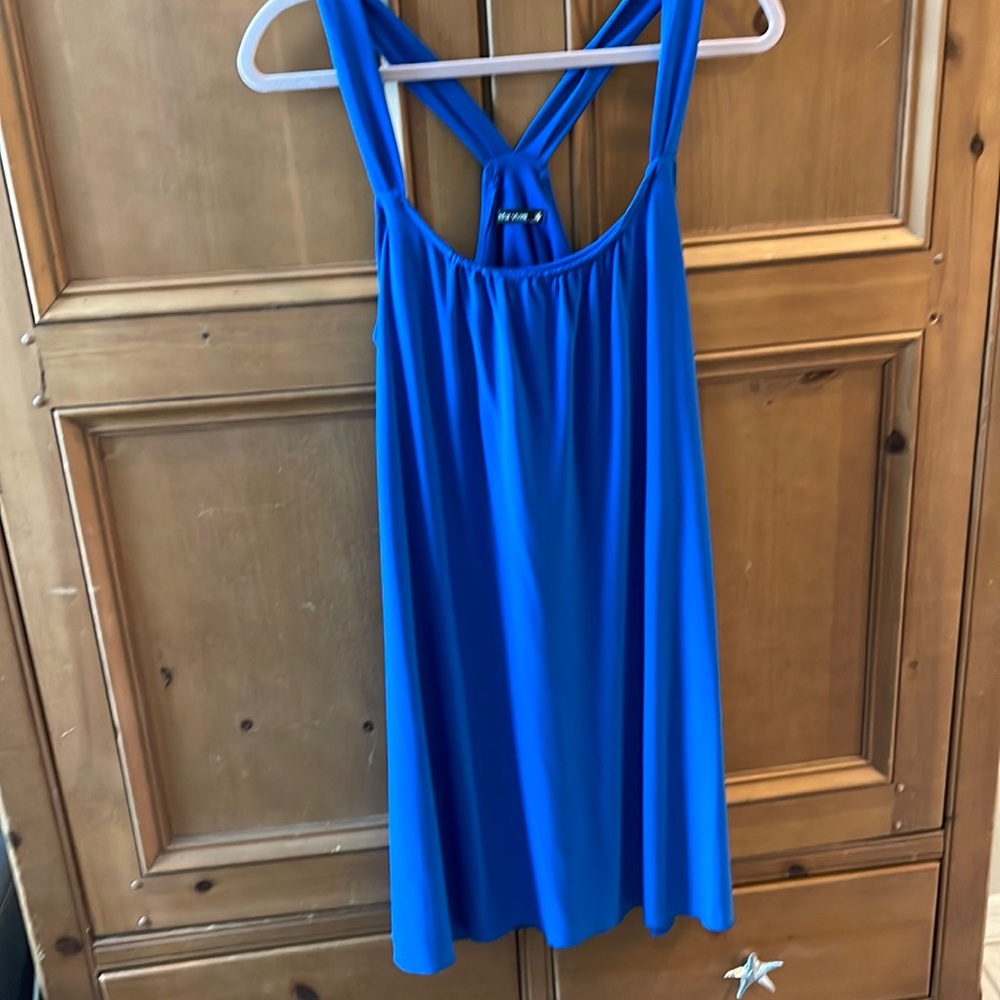 Blue dress